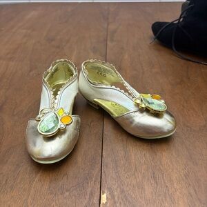 Princess Tiana Gold Kids Shoes